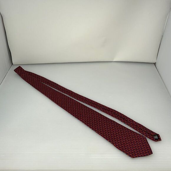 Van Heusen Mens Red Business Tie (E3) - Picture 2 of 5